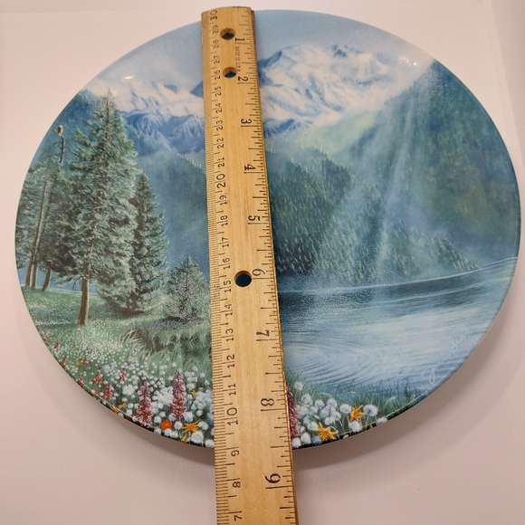 Vintage Mount McKinley Ceramic Plate 1991 - Picture 5 of 5